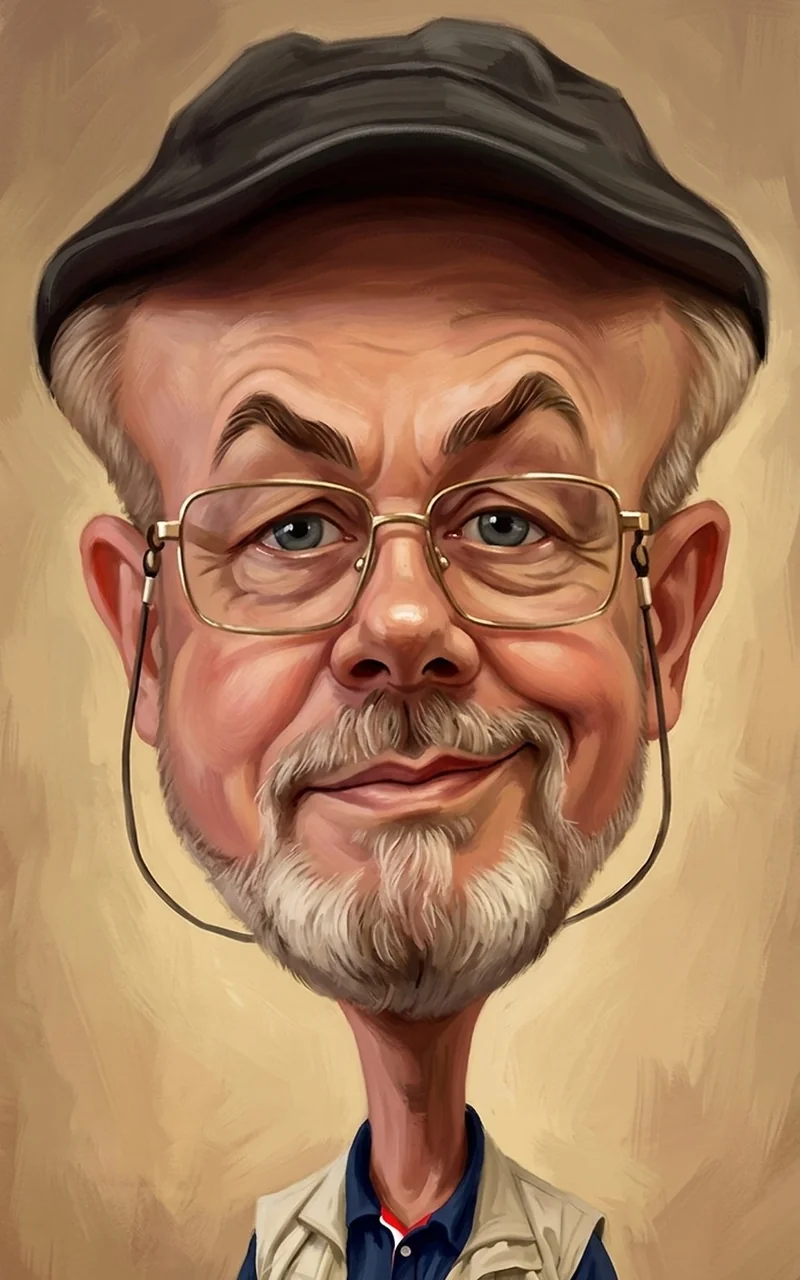 Caricatură digitală realizată de Funky Society – exemplul 1