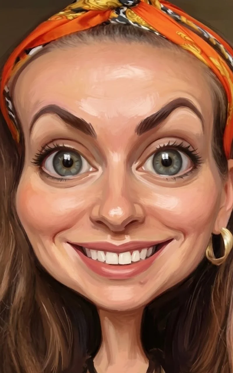Caricatură digitală realizată de Funky Society – exemplul 8